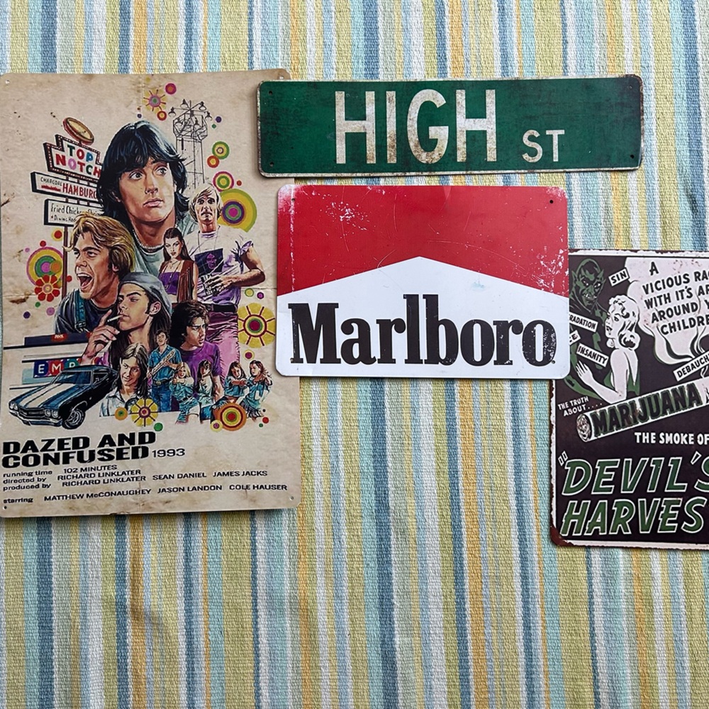 Vintage Metal Sign Collection
